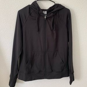 Black Athletic Zip Up